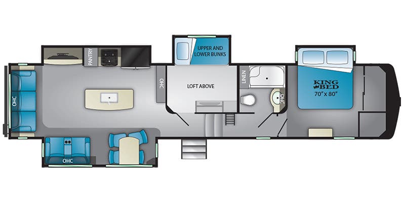 Bighorn Traveler BHTR 39 MB floor plan