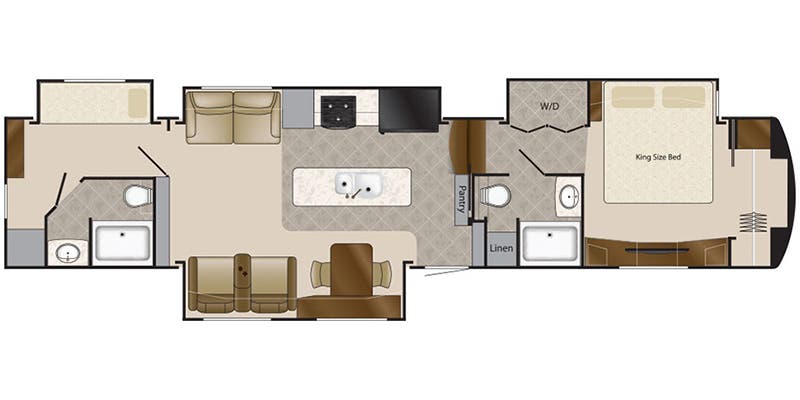Elite Suites 43 Manhattan floor plan