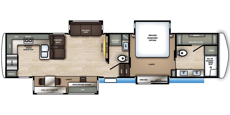 RiverStone 39RKFB floor plan